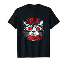 Ladda upp bild till gallerivisning, Funny shirts V-neck Tank top Hoodie sweatshirt usa uk au ca gifts for I Will Eat Your Soul Satanic Cat Spooky Halloween T-shirt 1987186
