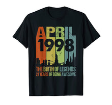 Ladda upp bild till gallerivisning, Funny shirts V-neck Tank top Hoodie sweatshirt usa uk au ca gifts for April 1998 TShirt 21th Birthday Gifts 21 Year Old Shirt 1804041