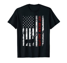 Ladda upp bild till gallerivisning, USA Flag Best Buckin' Dad Ever Deer Hunting Fathers Day Gift 34622