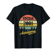 Ladda upp bild till gallerivisning, Funny shirts V-neck Tank top Hoodie sweatshirt usa uk au ca gifts for Retro Vintage 2001 TShirt 18th Birthday Gifts 18 Years Old 279076