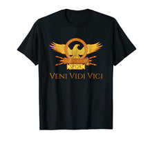 Ladda upp bild till gallerivisning, Funny shirts V-neck Tank top Hoodie sweatshirt usa uk au ca gifts for Julius Caesar Shirt - Veni Vidi Vici SPQR 2134383