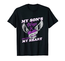 Ladda upp bild till gallerivisning, Funny shirts V-neck Tank top Hoodie sweatshirt usa uk au ca gifts for Drug Overdose Awareness T-Shirt Purple Ribbon gifts