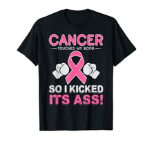 Ladda upp bild till gallerivisning, Funny shirts V-neck Tank top Hoodie sweatshirt usa uk au ca gifts for Kick Cancer Ass Funny Support Breast Cancer Awareness Shirt 2361941