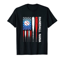 Ladda upp bild till gallerivisning, Funny shirts V-neck Tank top Hoodie sweatshirt usa uk au ca gifts for Patriotic American Vintage Flag Baseball Nana Shirt Fan Gift 1301305