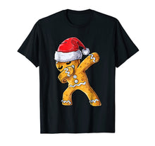 Ladda upp bild till gallerivisning, Funny shirts V-neck Tank top Hoodie sweatshirt usa uk au ca gifts for Dabbing Gingerbread Santa T shirt Christmas kids boys Gifts 939283