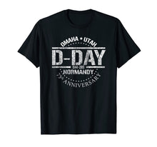 Ladda upp bild till gallerivisning, WW2 D-Day 75th Anniversary 1944-2019 Omaha Utah Beach T-Shirt 128829