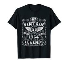 Ladda upp bild till gallerivisning, Funny shirts V-neck Tank top Hoodie sweatshirt usa uk au ca gifts for 55th Birthday Gift Shirt 55 years old Vintage 1964 T-Shirt 2813434