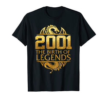 Ladda upp bild till gallerivisning, Funny shirts V-neck Tank top Hoodie sweatshirt usa uk au ca gifts for 2001 The Birth Of Legends Gift For 18 Yrs Years Old 18th 2941256