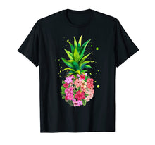 Ladda upp bild till gallerivisning, Funny shirts V-neck Tank top Hoodie sweatshirt usa uk au ca gifts for Pineapple Flowers Tshirt Women Aloha Hawaii Vintage Hawaiian 1309485