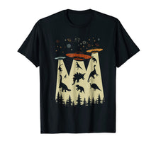 Ladda upp bild till gallerivisning, Vintage Dinosaur Alien Abduction T-shirt Funny Alien Shirt 330902