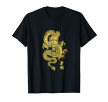 Ladda upp bild till gallerivisning, Funny shirts V-neck Tank top Hoodie sweatshirt usa uk au ca gifts for Cool Chinese Gold Dragon T-Shirt 2182011
