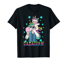 Ladda upp bild till gallerivisning, Dadacorn Funny Unicorn Fathers Day Gift T-Shirt 32950