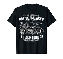 Ladda upp bild till gallerivisning, Native American Classic Motorcycle Biker T-Shirt 764864