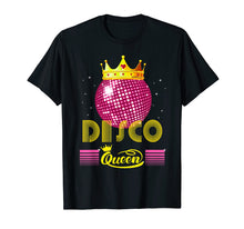 Ladda upp bild till gallerivisning, Funny shirts V-neck Tank top Hoodie sweatshirt usa uk au ca gifts for Disco Queen Tshirt - Retro 70s Vintage Disco Ball 1311381