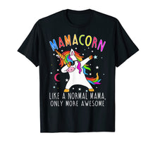Ladda upp bild till gallerivisning, Funny shirts V-neck Tank top Hoodie sweatshirt usa uk au ca gifts for Mamacorn Like A Normal Mama Only Awesome Dabbing Unicorn Tee 125713