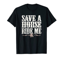 Ladda upp bild till gallerivisning, Funny shirts V-neck Tank top Hoodie sweatshirt usa uk au ca gifts for Save A Horse Ride Me Cowboy T-Shirt Country Music T-Shirt 2579995