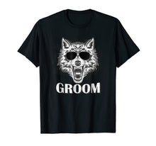 Ladda upp bild till gallerivisning, Groom Wolf T-Shirt Bachelor Party Shirt 1491906