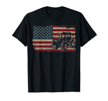 Ladda upp bild till gallerivisning, Farm Tractors America Flag T-Shirt I Patriotic Farming Gift 935428