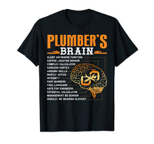 Ladda upp bild till gallerivisning, Funny shirts V-neck Tank top Hoodie sweatshirt usa uk au ca gifts for Funny Plumber Gifts - Plumber's Brain T-Shirt 2668425