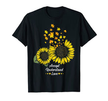 Ladda upp bild till gallerivisning, Funny shirts V-neck Tank top Hoodie sweatshirt usa uk au ca gifts for Autism Mom Dad Shirt Gifts Sunflower Autism Puzzle Piece 4416137