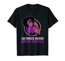Ladda upp bild till gallerivisning, Funny shirts V-neck Tank top Hoodie sweatshirt usa uk au ca gifts for Black Girl Unbreakable SARCOIDOSIS Warrior t shirt 968137
