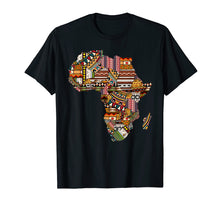 Ladda upp bild till gallerivisning, Funny shirts V-neck Tank top Hoodie sweatshirt usa uk au ca gifts for African pride traditional ethnic pattern Africa map t-shirt 950341