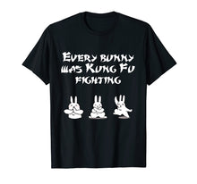 Ladda upp bild till gallerivisning, Funny shirts V-neck Tank top Hoodie sweatshirt usa uk au ca gifts for Funny Easter Every Bunny Was Kung Fu Fighting Karate Shirt 2709223