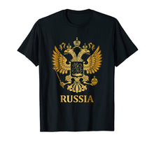 Ladda upp bild till gallerivisning, Funny shirts V-neck Tank top Hoodie sweatshirt usa uk au ca gifts for Proud Russia Arms Of Coat Russian Emblem Flag T-shirt 2274734