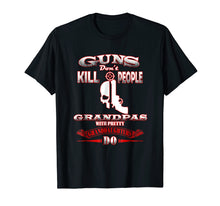 Ladda upp bild till gallerivisning, Funny shirts V-neck Tank top Hoodie sweatshirt usa uk au ca gifts for Guns Dont Kill People Grandpas with Pretty Granddaughters Do 3973865
