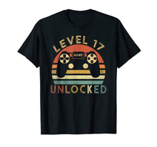 Ladda upp bild till gallerivisning, Level 17 Unlocked Vintage T-Shirt Celebrate 17th Wedding 777182