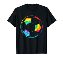 Ladda upp bild till gallerivisning, Girl Soccer Ball Shirt - Rainbow Trippy Hippie Tie Dye Shirt 142716