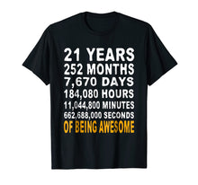 Ladda upp bild till gallerivisning, Funny shirts V-neck Tank top Hoodie sweatshirt usa uk au ca gifts for 21st Birthday Gifts T Shirt 21 Years Old Being Awesome Tee 425748