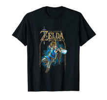 Ladda upp bild till gallerivisning, Zelda Breath Of The Wild Link Arch Shot Logo Graphic T-Shirt 125669