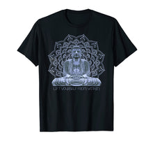 Ladda upp bild till gallerivisning, Funny shirts V-neck Tank top Hoodie sweatshirt usa uk au ca gifts for Blue Buddha Bodhisattva in Meditation Flower Peace Mandala 2158684