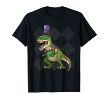 Ladda upp bild till gallerivisning, Kids Mardi Gras Shirt Dinosaur T Rex Beads Costume Grunge 1662694