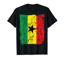 Ladda upp bild till gallerivisning, Funny shirts V-neck Tank top Hoodie sweatshirt usa uk au ca gifts for Faded Ghana Flag, Distressed Flag of Ghana T-Shirt 3876000