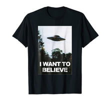 Ladda upp bild till gallerivisning, Alien Ufo Hunter Shirt I Want To Believe T-Shirt