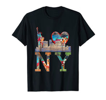 Ladda upp bild till gallerivisning, Funny shirts V-neck Tank top Hoodie sweatshirt usa uk au ca gifts for I love NY New York, Distressed Graffiti Art, City Skyline 239738