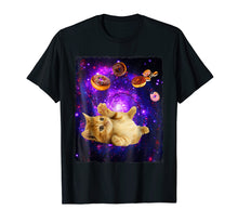 Ladda upp bild till gallerivisning, Funny shirts V-neck Tank top Hoodie sweatshirt usa uk au ca gifts for Space Cat Doughnut Shirt Super Flying Kitty Galaxy T Shirt 494621