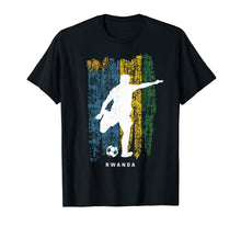 Ladda upp bild till gallerivisning, Funny shirts V-neck Tank top Hoodie sweatshirt usa uk au ca gifts for Rwanda Flag T-Shirt Soccer Player Silhouette 3917191