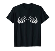 Ladda upp bild till gallerivisning, Funny Skeleton Hands Halloween 2019 Ladies T Shirt 485471