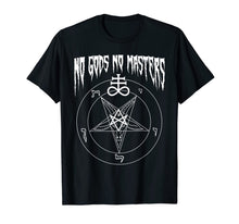 Ladda upp bild till gallerivisning, No Gods No Masters Satanic Baphomet Devil T-Shirt-2040587