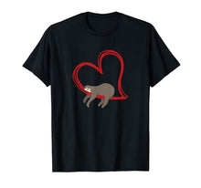 Ladda upp bild till gallerivisning, Valentines Sloth Shirt Girls Women Sloths Gifts for Women T-Shirt-672486