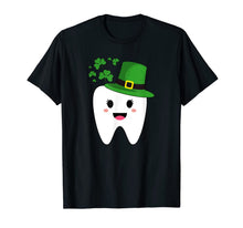 Ladda upp bild till gallerivisning, Cute Tooth With Hat Dental Assistant Gifts St Patricks day T-Shirt-261838