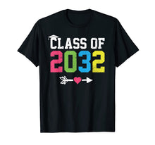 Ladda upp bild till gallerivisning, Class Of 2032 Grow With Me Graduation First Day Of School T-Shirt 113060