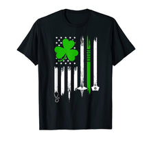 Ladda upp bild till gallerivisning, American Flag Shamrock Nurse St Patrick's Day Gifts TShirt466086