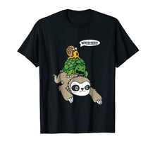 Ladda upp bild till gallerivisning, Funny shirts V-neck Tank top Hoodie sweatshirt usa uk au ca gifts for Sloth Turtle Snail Funny T Shirt Cute Animal Lover Gift Tee 225084