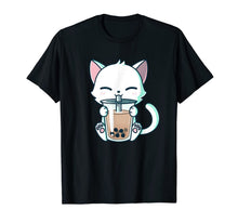 Ladda upp bild till gallerivisning, Boba Cat Drinking Boba Kitten Kawaii Japanese Kitty TShirt T-Shirt851931