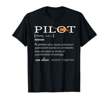Ladda upp bild till gallerivisning, Pilot Definition Shirt who lover Funny Airplane aircraft