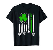 Ladda upp bild till gallerivisning, American Flag Shamrock EMT St Patrick's Day Gifts TShirt475440